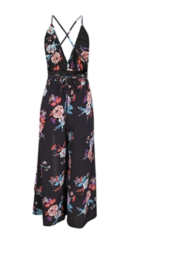 ***FREE SHIPPING*** Sexy v Neck Backless Jumpsuit