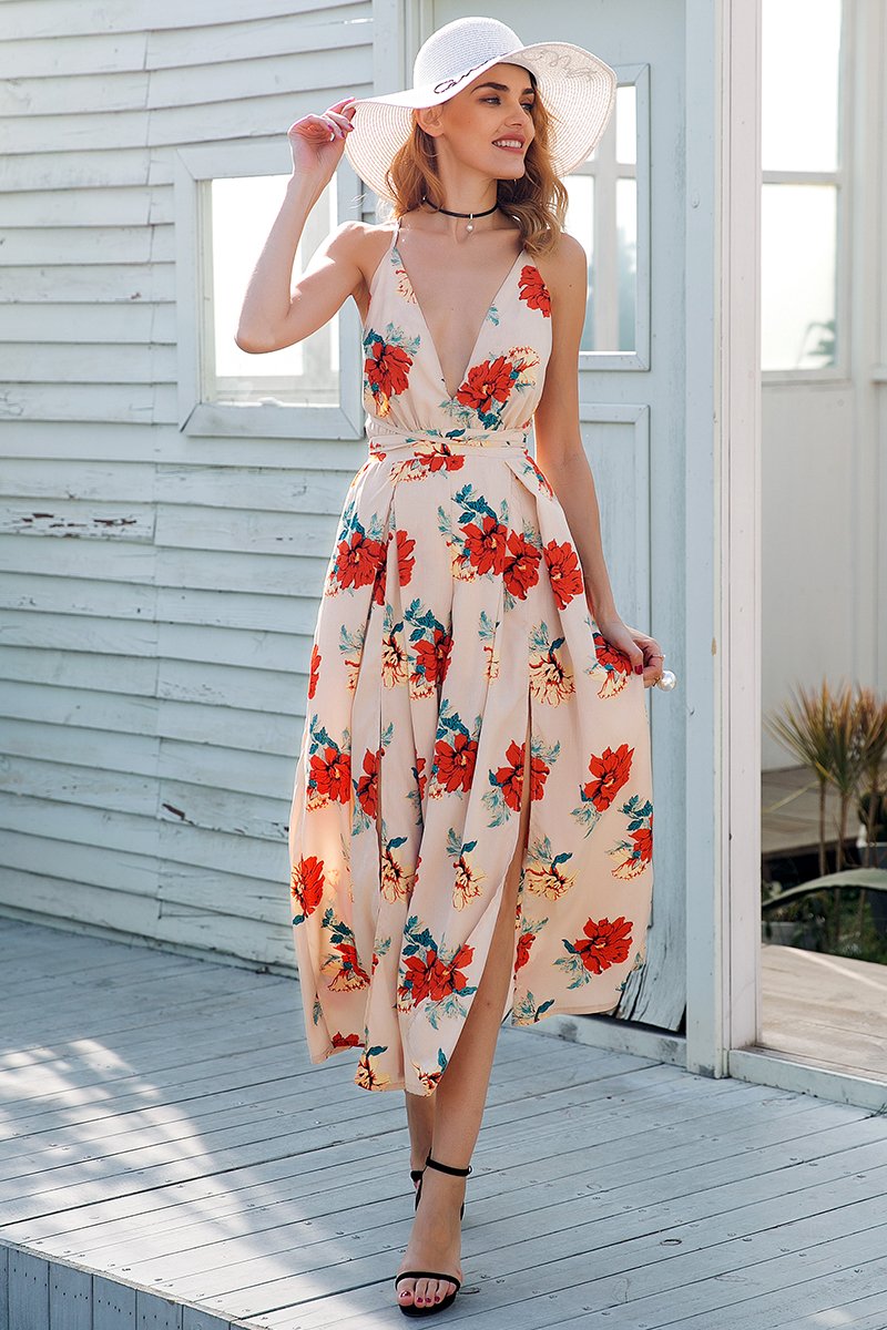 ***FREE SHIPPING*** Sexy v Neck Backless Jumpsuit