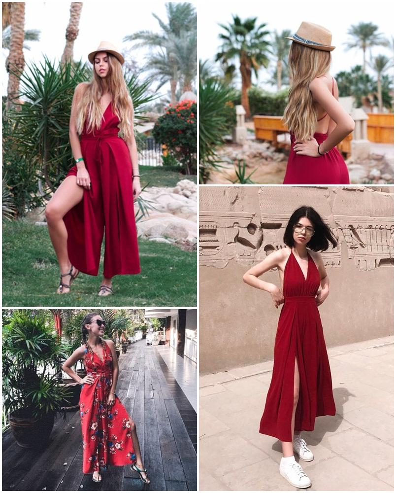 ***FREE SHIPPING*** Sexy v Neck Backless Jumpsuit